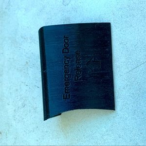 Tesla Emergency Release Door Cover